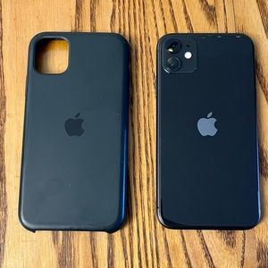 iPhone 11 with Apple Case